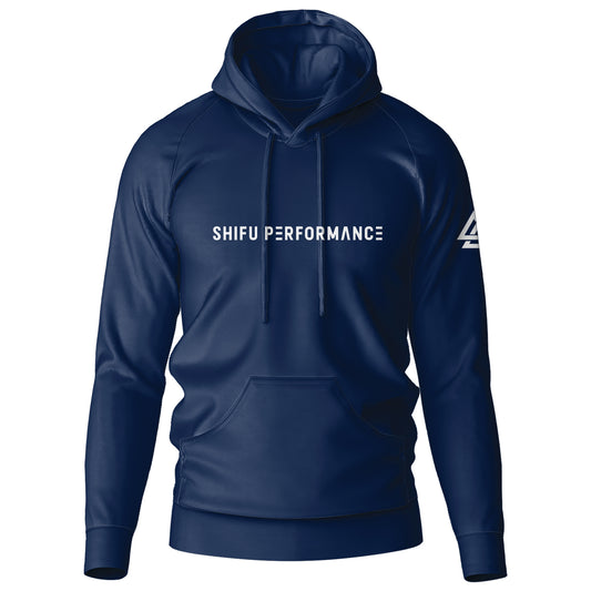 Bluza z kapturem niebieska